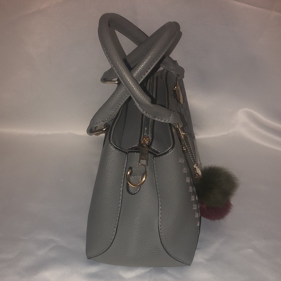 handbag gray color - Picture 4 of 5